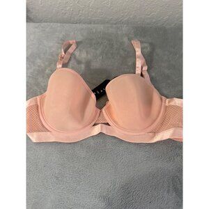 TellTale Light Pink Underwire Bra With Adjustable Straps & Mesh Detailing 34C